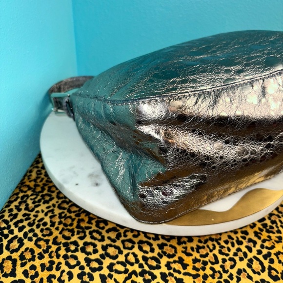 Michael Kors Metallic Silver Shoulder Bag - Picture 7 of 9